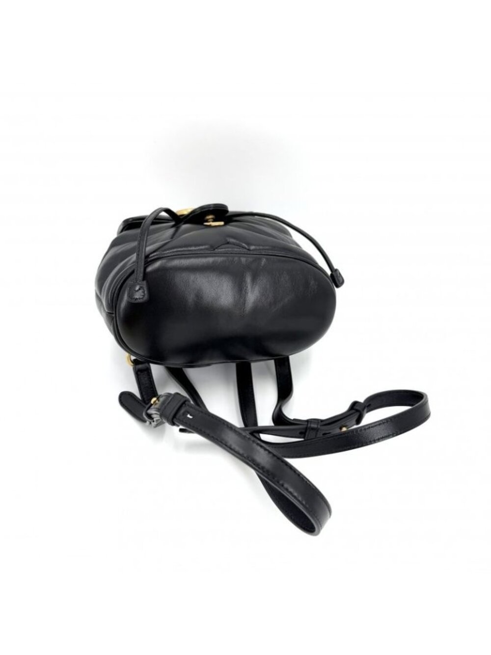 Gucci GG Marmont Quilted Backpack Leather Black - Picture 3 of 8